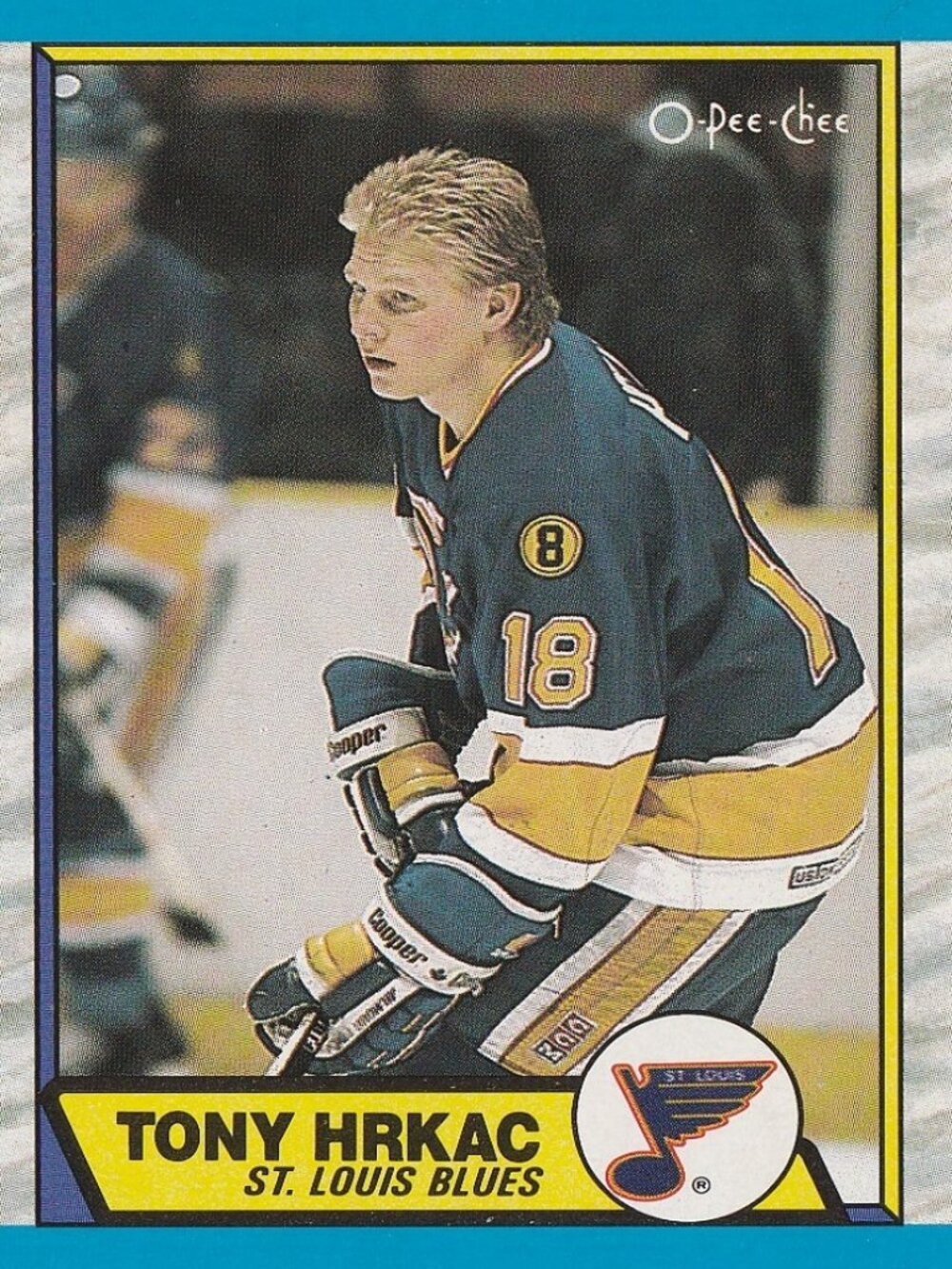 Tony Hrkac - 1989 O Pee Chee Hockey Card